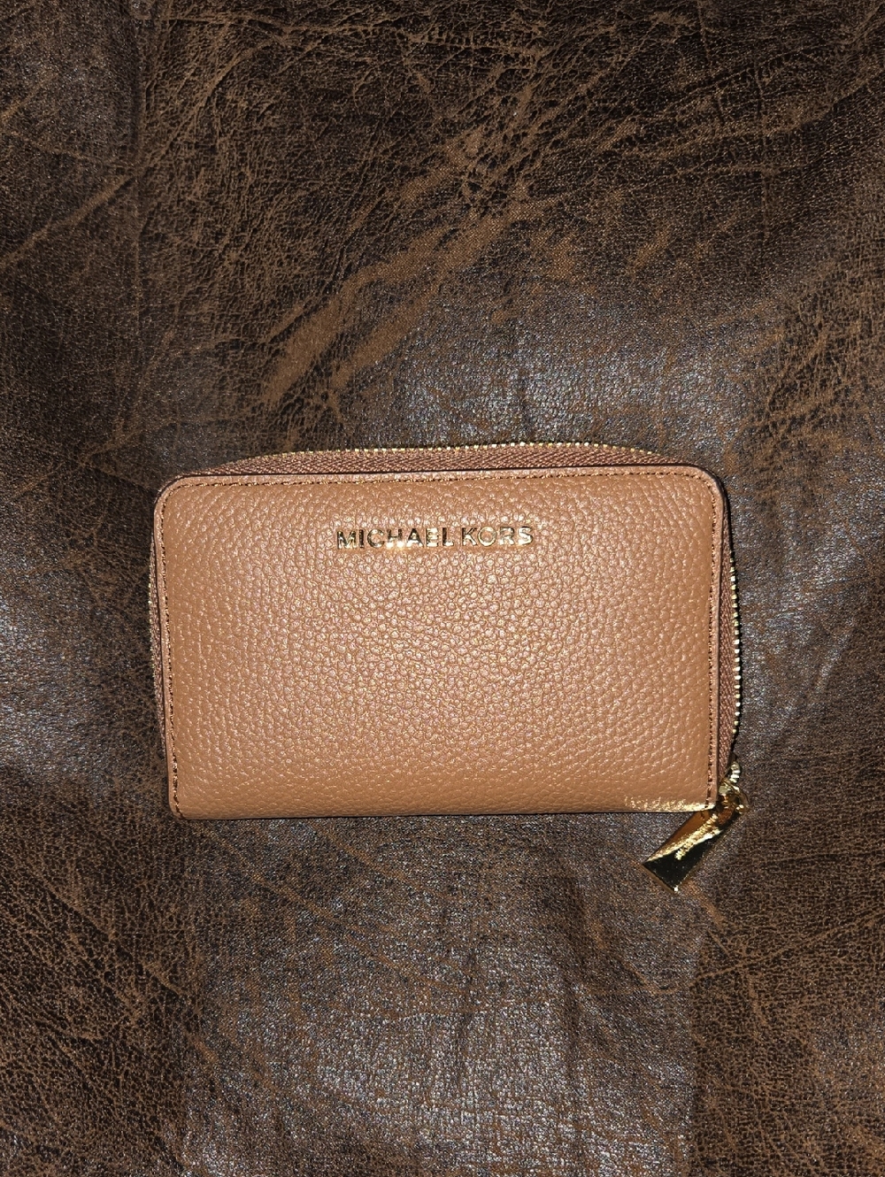 Michael Kors Jet Set Small Zip Around Card Case Wallet